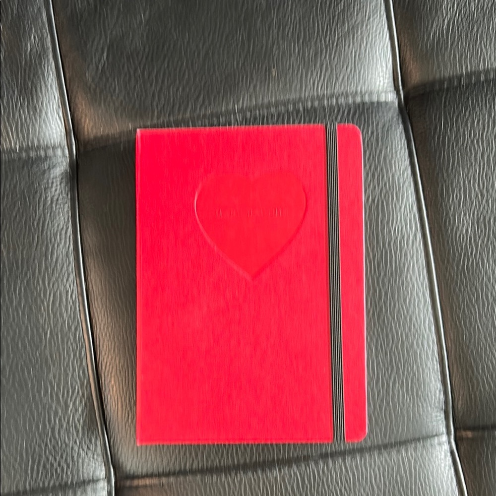 Marc Jacobs Red Heart Notebook